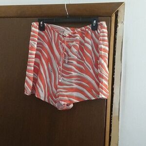 Michael Kors Swimwear Cover Up Zebra Shorts